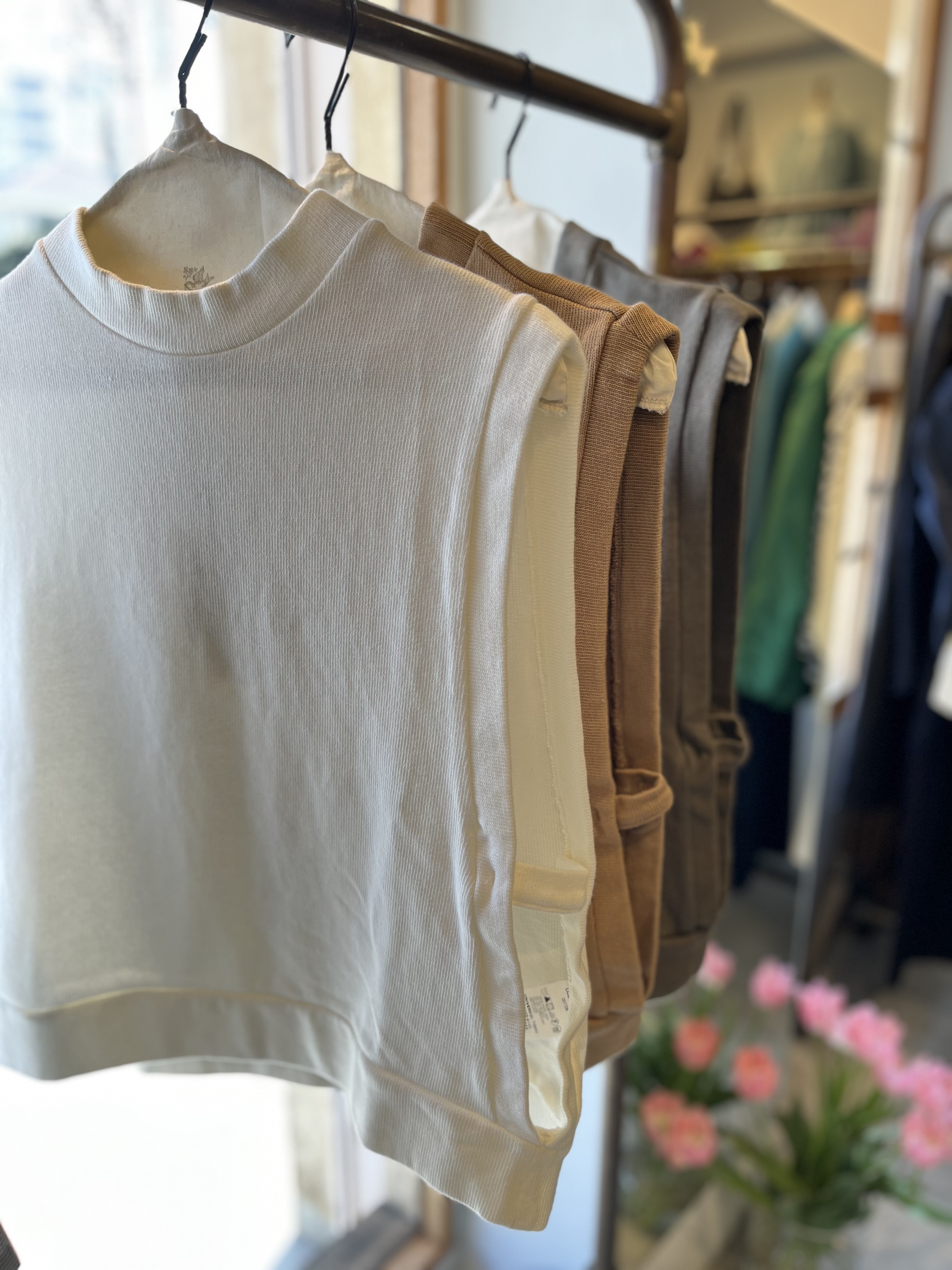 Le vent souffle  - スペインピマセーターライク天竺 デザインベスト SOLDOUT