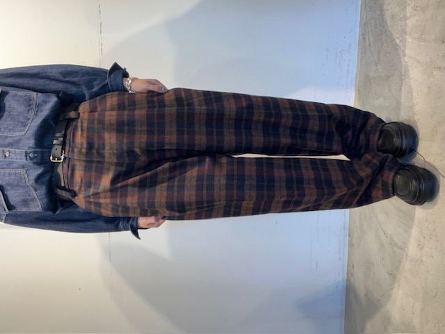 FLORENT -チェックワイドパンツ